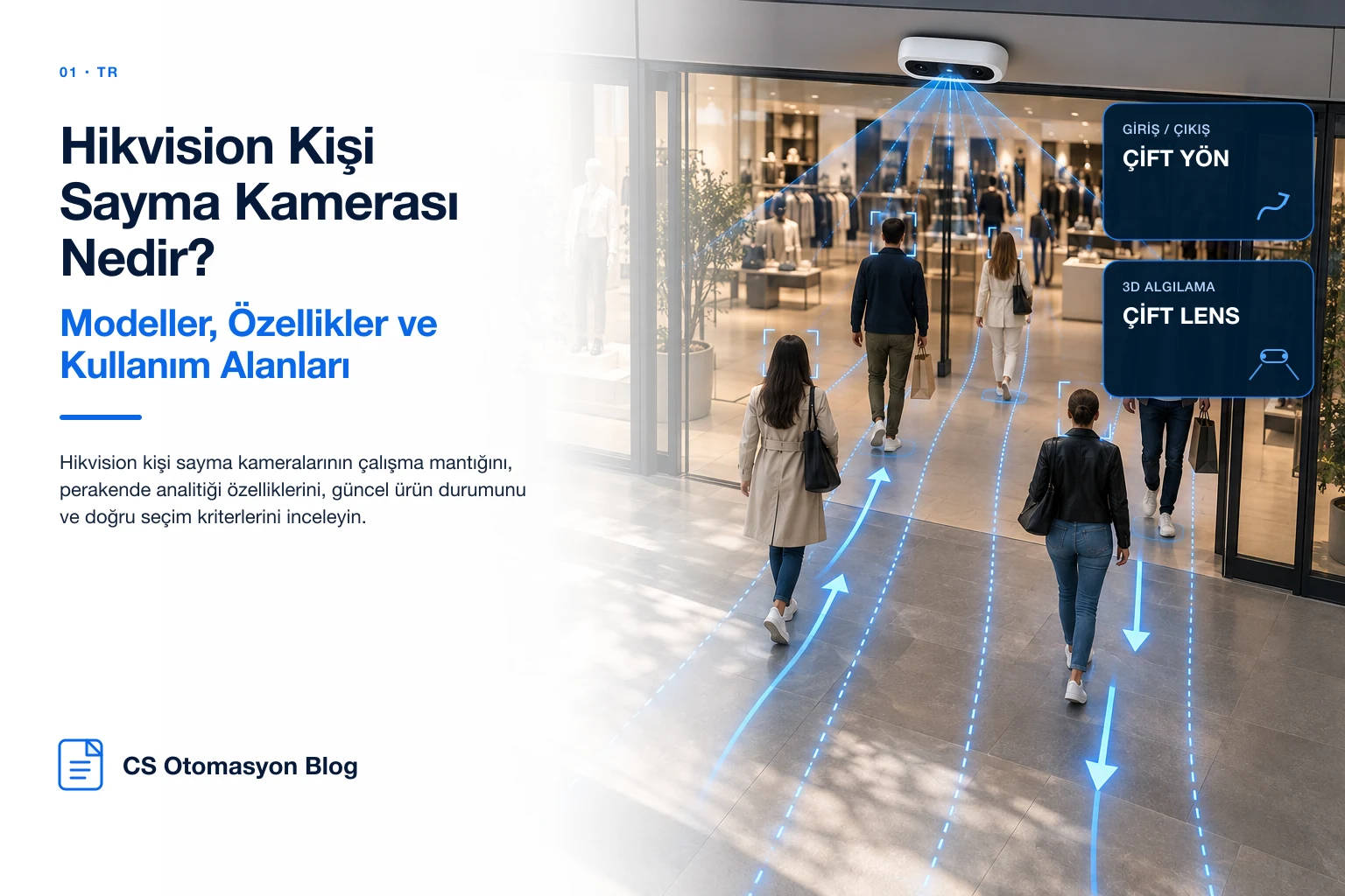 Hikvision Kişi Sayma Kamerası Nedir? Modeller, Özellikler ve Kullanım Alanları