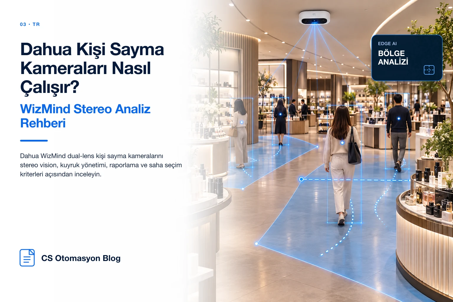 Dahua Kişi Sayma Kameraları Nasıl Çalışır? WizMind Stereo Analiz Rehberi