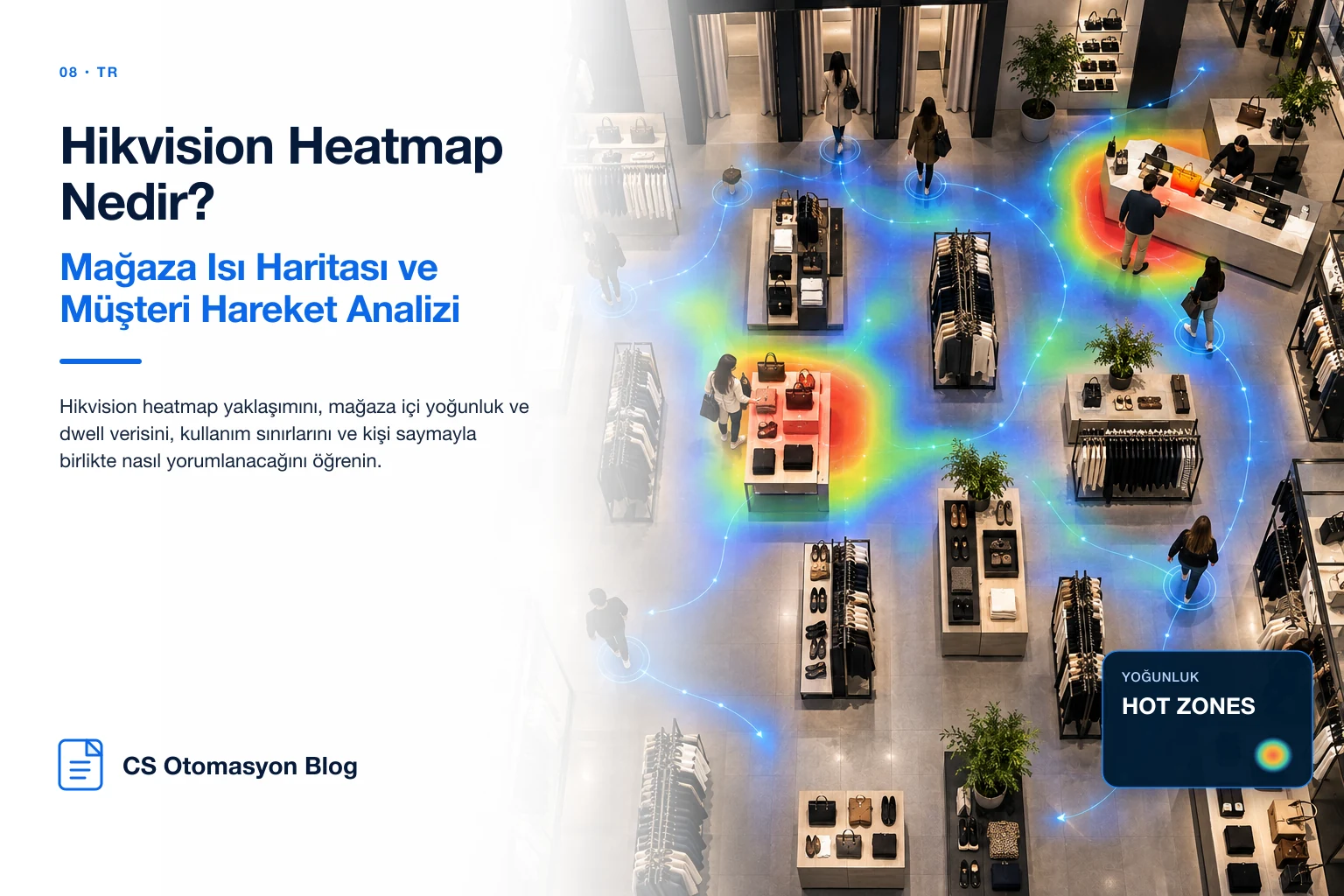 Hikvision Heatmap Nedir? Mağaza Isı Haritası ve Müşteri Hareket Analizi