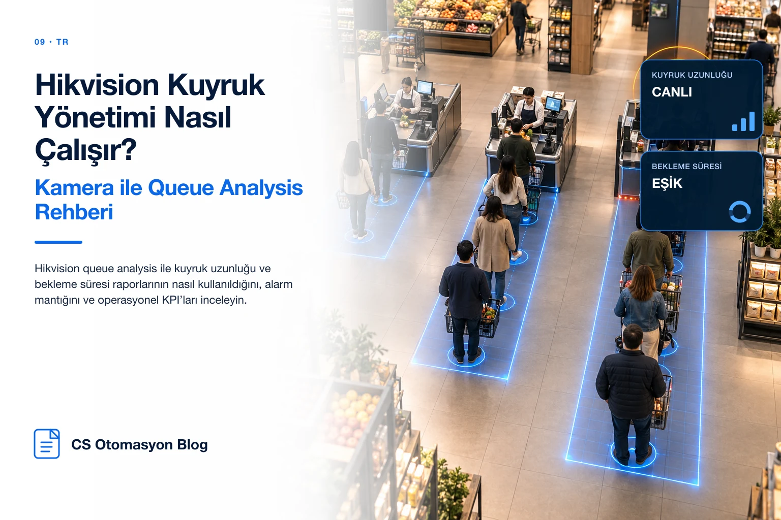 Hikvision Kuyruk Yönetimi Nasıl Çalışır? Kamera ile Queue Analysis Rehberi