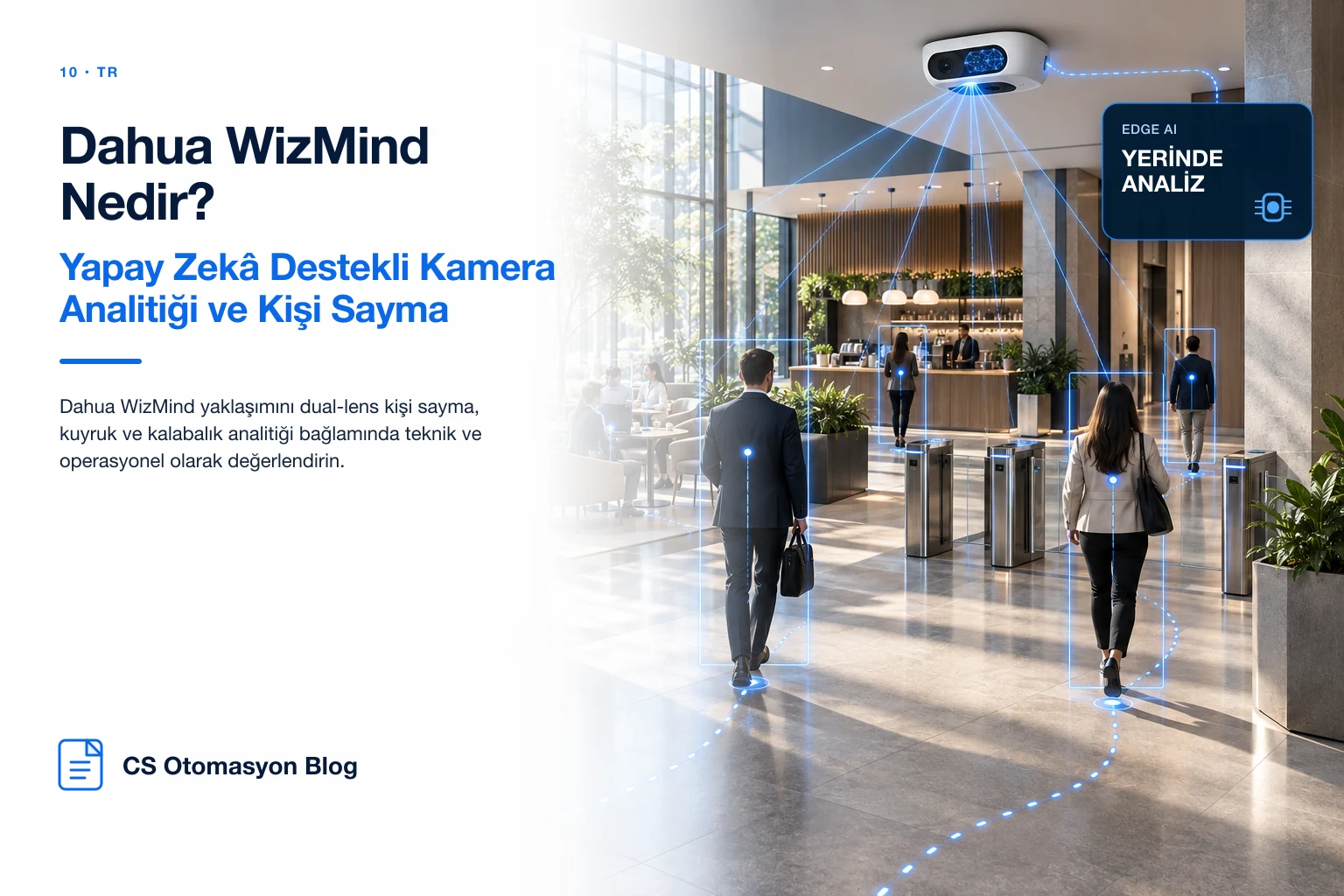Dahua WizMind Nedir? Yapay Zekâ Destekli Kamera Analitiği ve Kişi Sayma