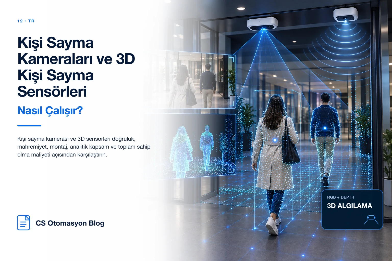 Kişi Sayma Kameraları ve 3D Kişi Sayma Sensörleri Nasıl Çalışır?