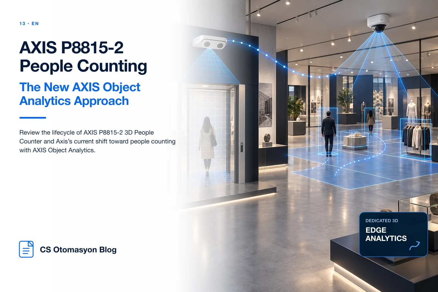 AXIS P8815-2 People Counting and the New AXIS Object Analytics Approach