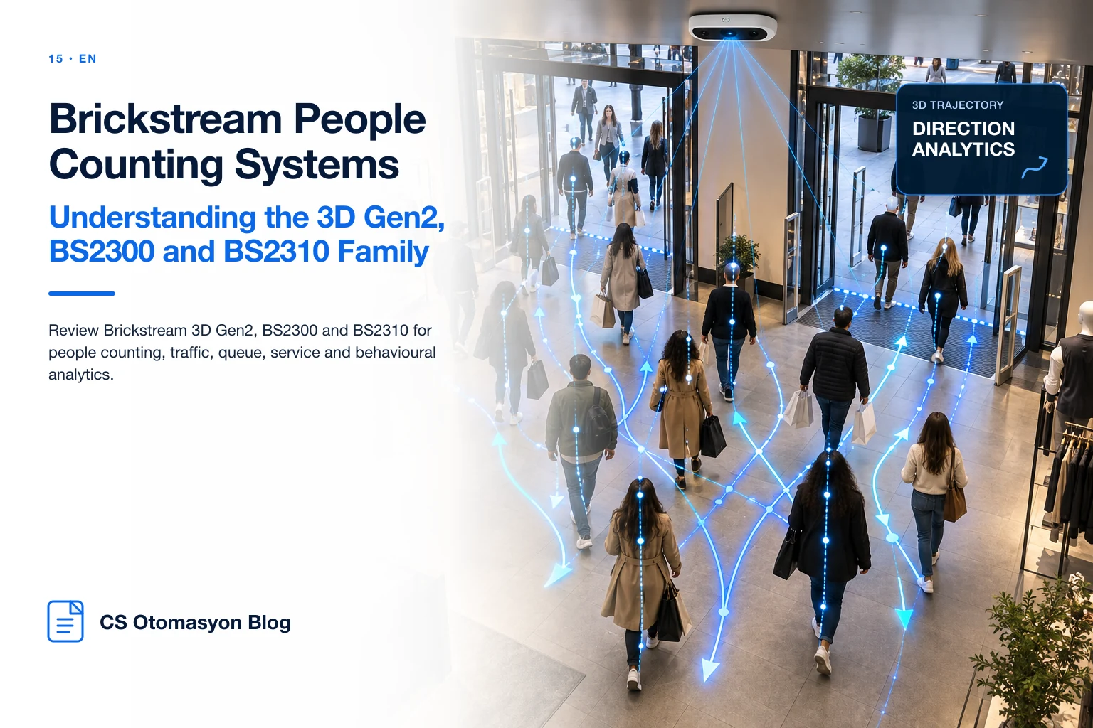 Brickstream People Counting Systems: Understanding the 3D Gen2, BS2300 and BS2310 Family