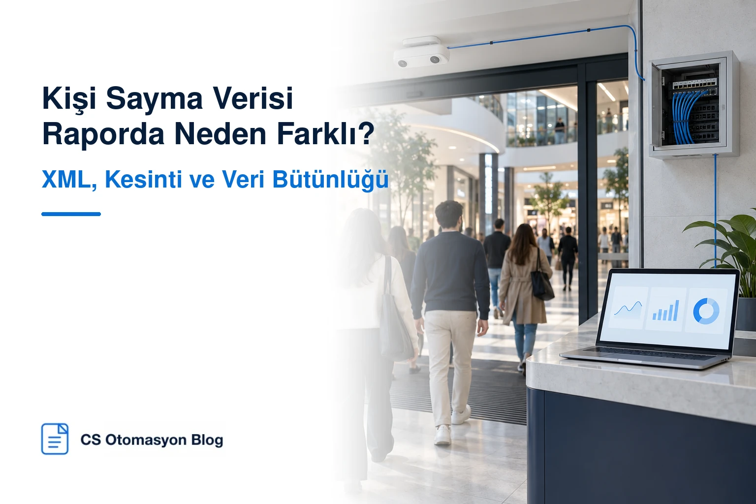 Kişi sayma sensörü ve raporlama ekranında veri tutarlılığı kontrolü