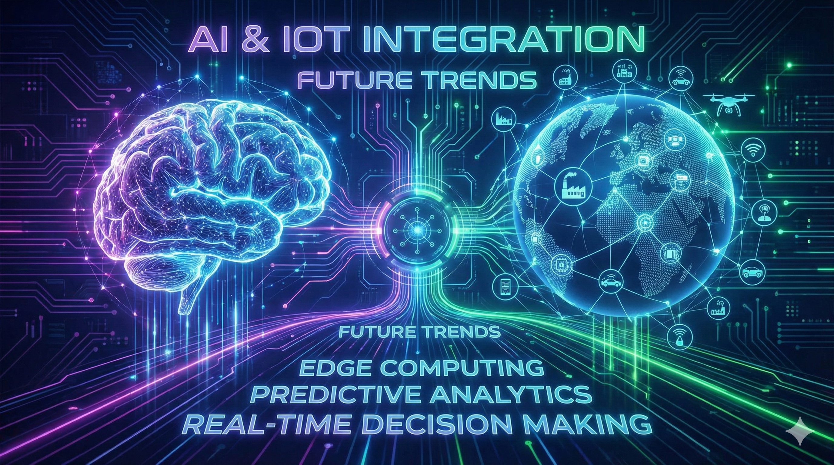 AI ve IoT entegrasyonu ile akıllı analitik dashboard