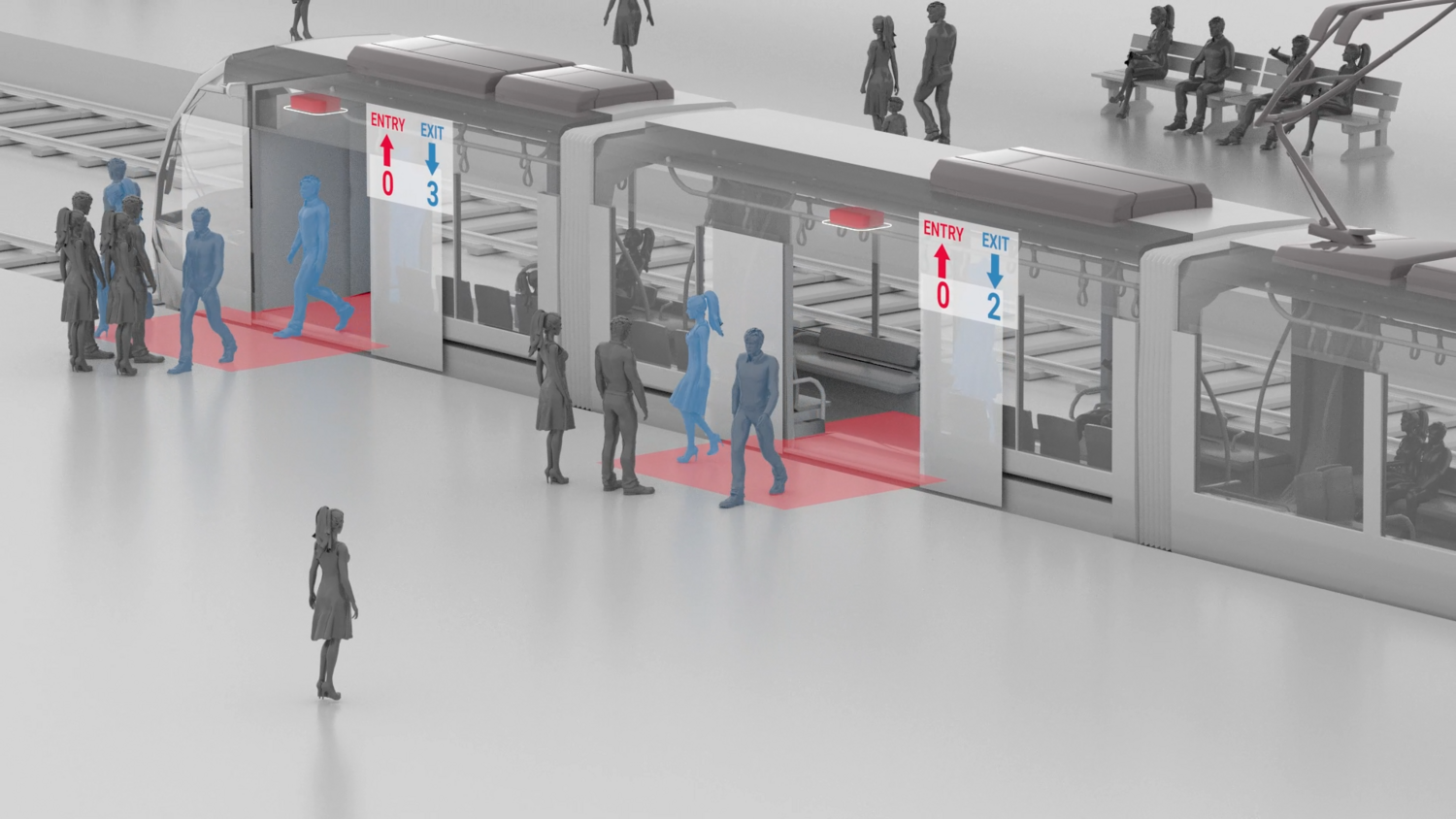Xovis APS-B Passenger Transportation Sensor - Görsel 2